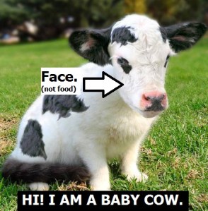 This photo (sans labels) is courtesy of a blog that likes eating veal - Gratuity Not Included.