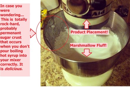 Actually, I didn't eat the syrup. I couldn't get it off the bowl.