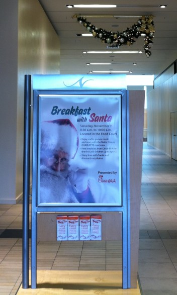 Santa is supposed to be building toys on Halloween