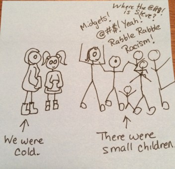 LEAVE YOUR CHILDREN OUT OF THIS.