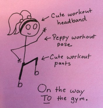 Workout pants are almost as cute as yoga pants