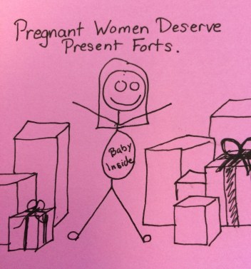 Not quite as good as a Christmas present fort