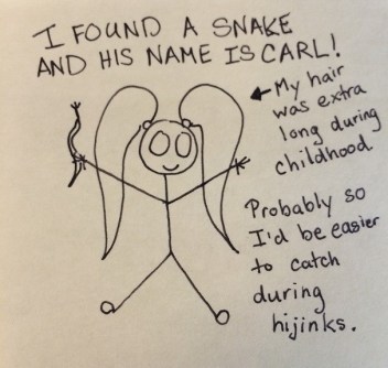 Because bugs are more evil than snakes are snuggley