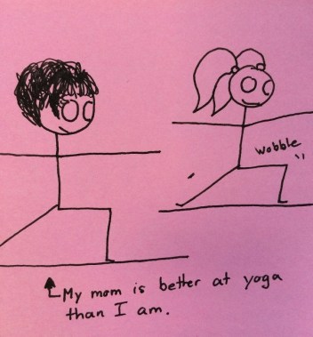 Seriously. She's rock steady.