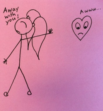 'cause the face is busy being bitter...