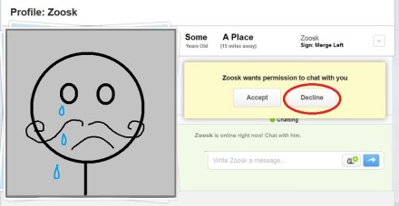 I'll never let go, Zoosk! I'll never let go!