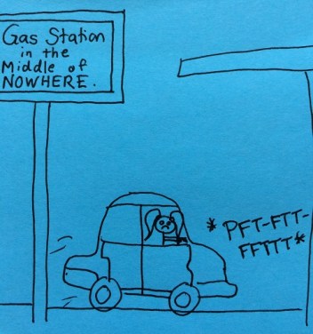 It really was in the middle of nowhere