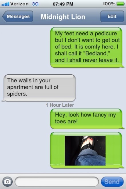 THERE COULD HAVE BEEN SPIDERS