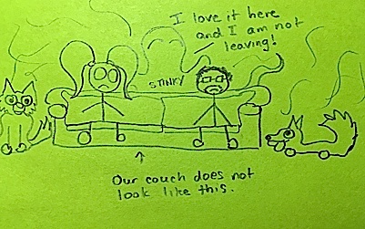 Stinky Ghost Haunts Couch